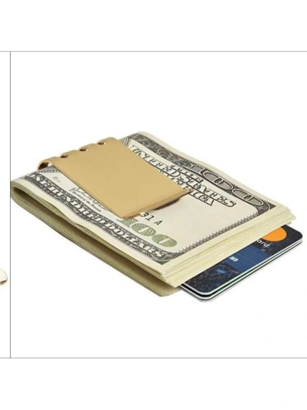 Money Clip Spring Steel Cash Clip New